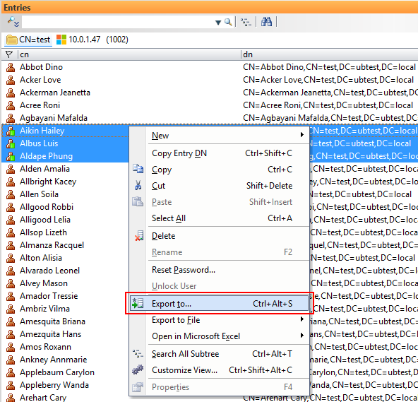 export directory listing to csv all mp4 files
